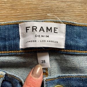 Frame jeans with studs new without tags size 28